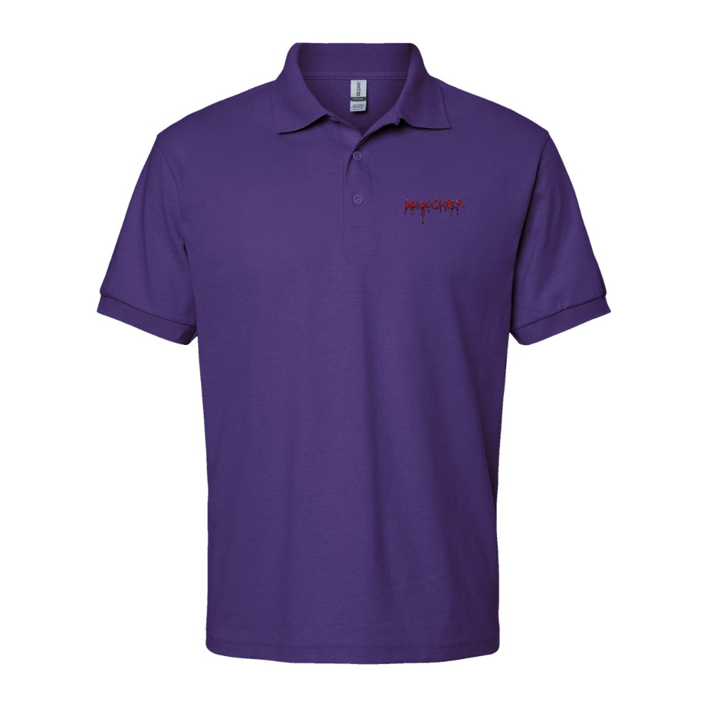 Men's Alice Cooper Logo Gildan Dry Blend Jersey Polo