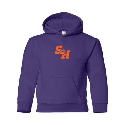 Youth Sam Houston State Bearkats Logo Gildan Heavy Blend  Hooded Sweatshirt