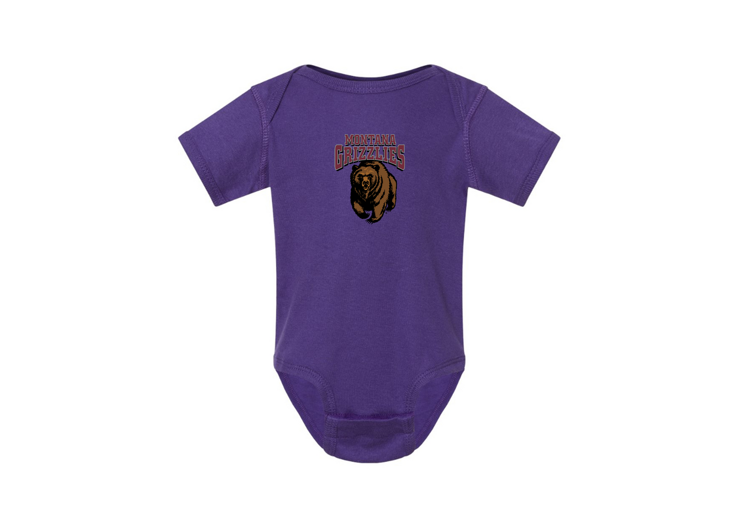 Montana Grizzliesl Rabbit Skins Infant Baby Rib Bodysuit