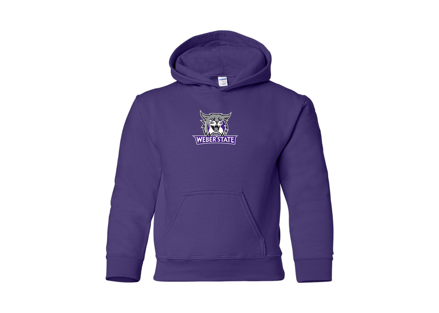 Youth Weber State Wildcats Gildan Heavy Blend  Hooded Sweatshirt