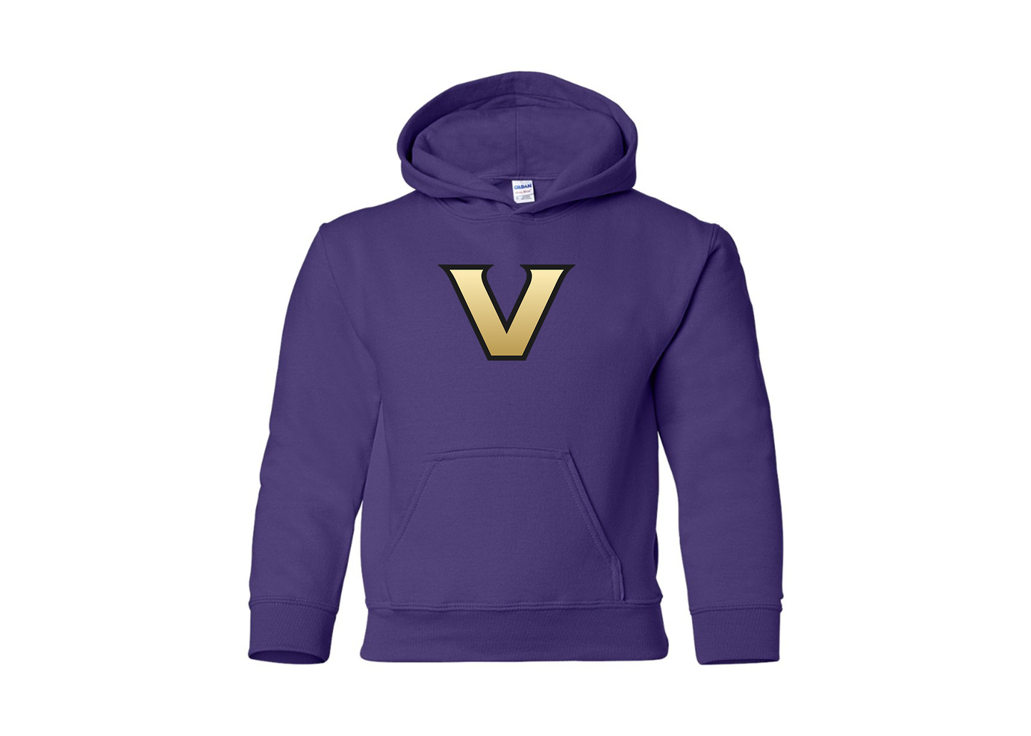 Youth Vanderbilt Commodores Gildan Heavy Blend  Hooded Sweatshirt