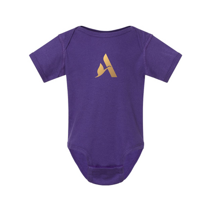 Accor Golden Logo Rabbit Skins Infant Baby Rib Bodysuit
