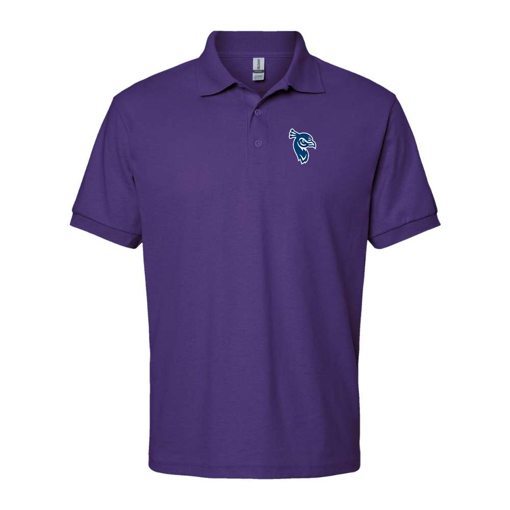 Men's Saint Peters Peacocks Logo Gildan Dry Blend Jersey Polo