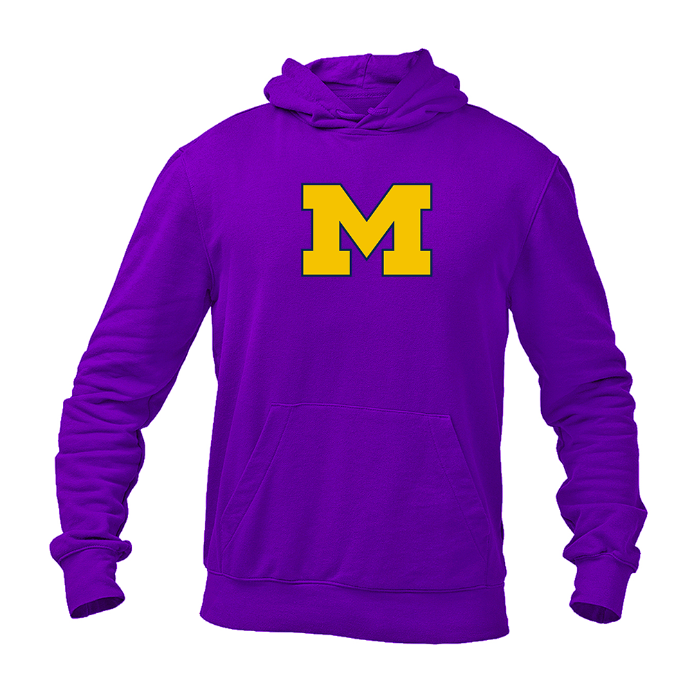 Men's Michigan Wolverines Logo Pullover Hoodie