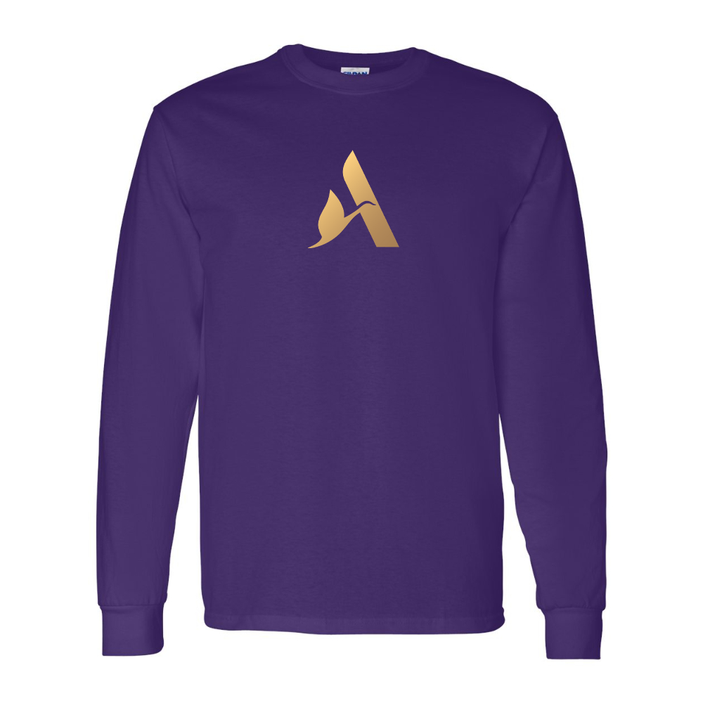 Men's Accor Golden Logo Gildan Heavy Cotton Long Sleeve T-Shirt