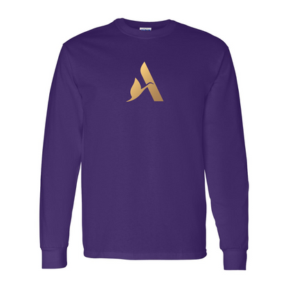 Men's Accor Golden Logo Gildan Heavy Cotton Long Sleeve T-Shirt
