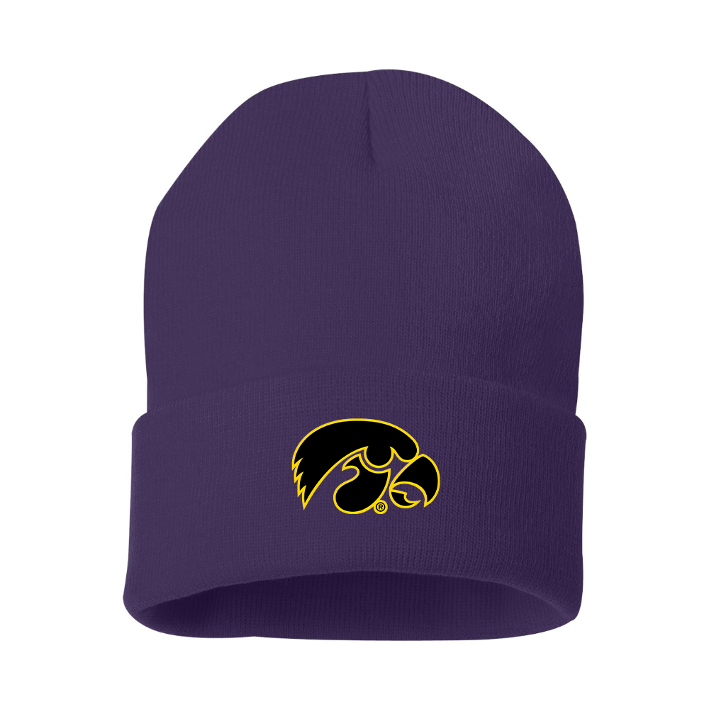 Lowa Hawkeyes Logo Beanie Hat