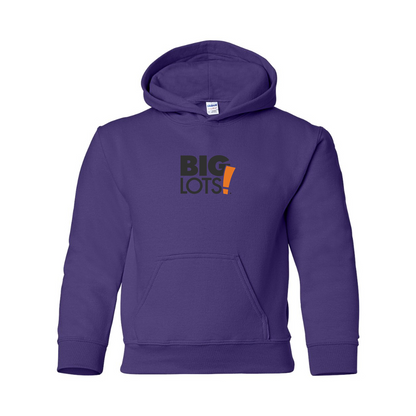 Youth Big Lots Logo Gildan Heavy Blend  Hooded Sweatshirt
