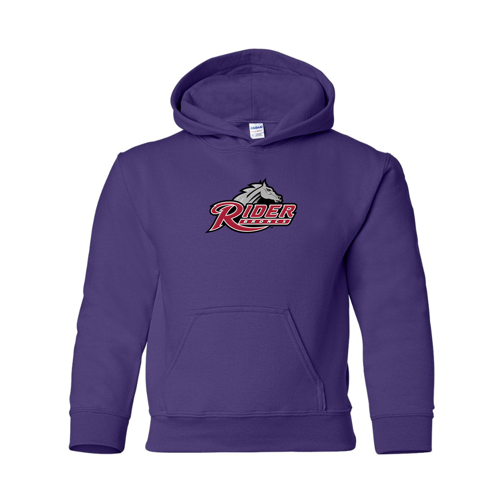 Youth Rider Broncs Logo Gildan Heavy Blend  Hooded Sweatshirt