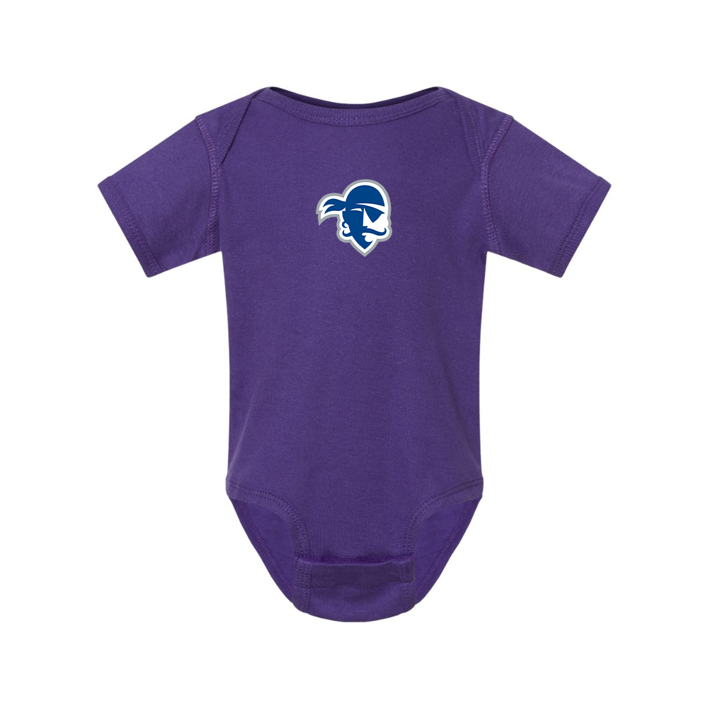 Seton Hall Pirates Logo  Rabbit Skins Infant Baby Rib Bodysuit