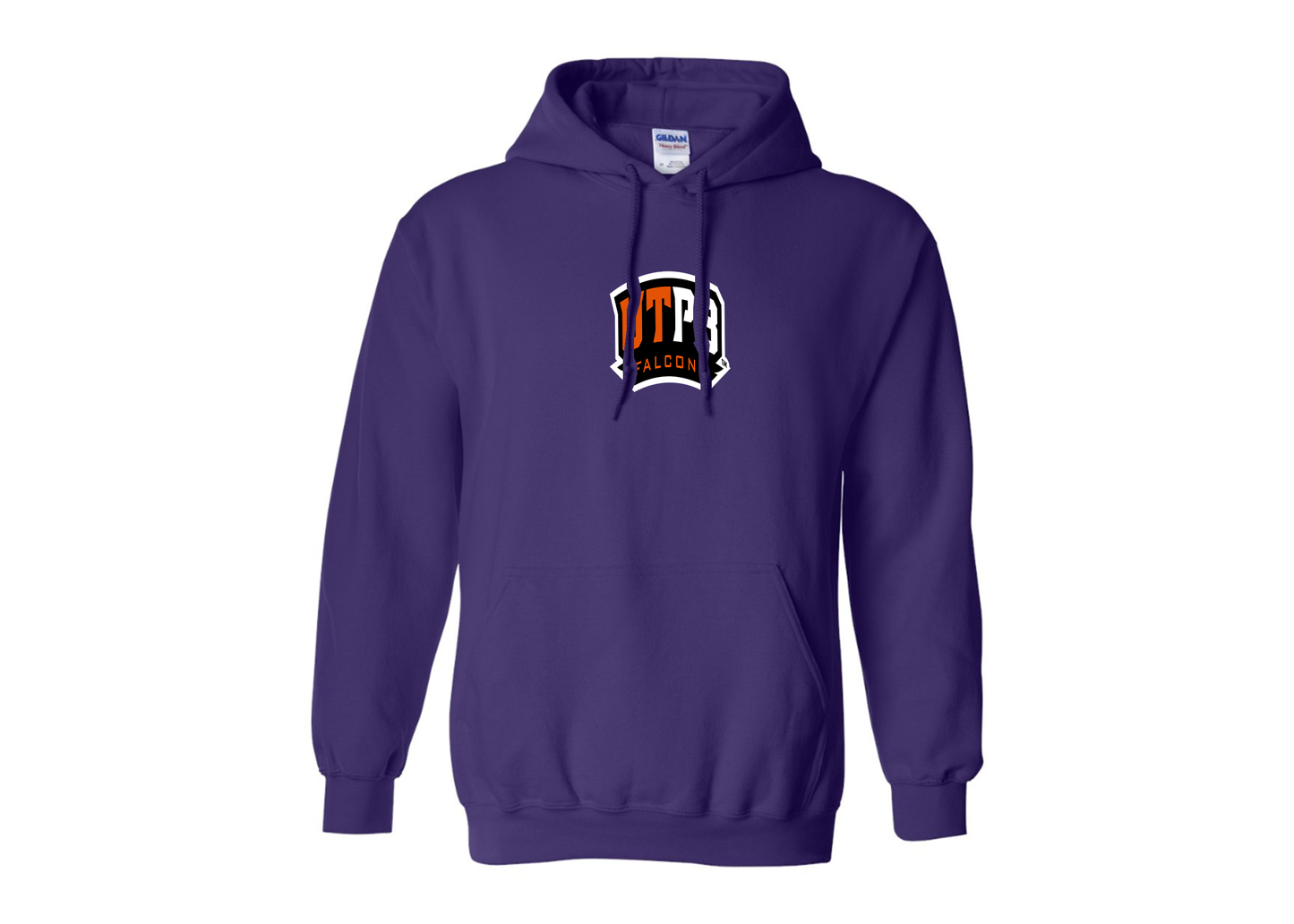 Men's UTPB Falcons Gildan  Heavy Blend Hooded Sweatshirt