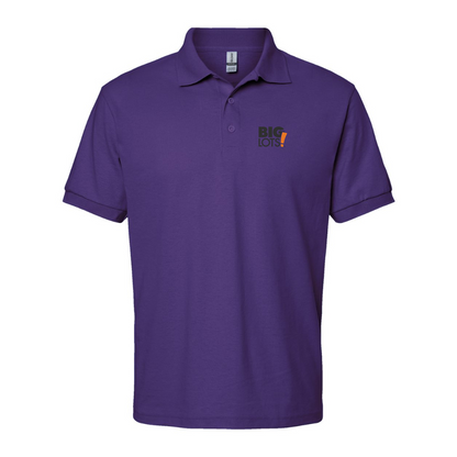 Men's Big Lots Logo Gildan Dry Blend Jersey Polo