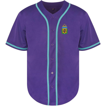 Men's Argentina National Soccer Team  Baseball Jersey