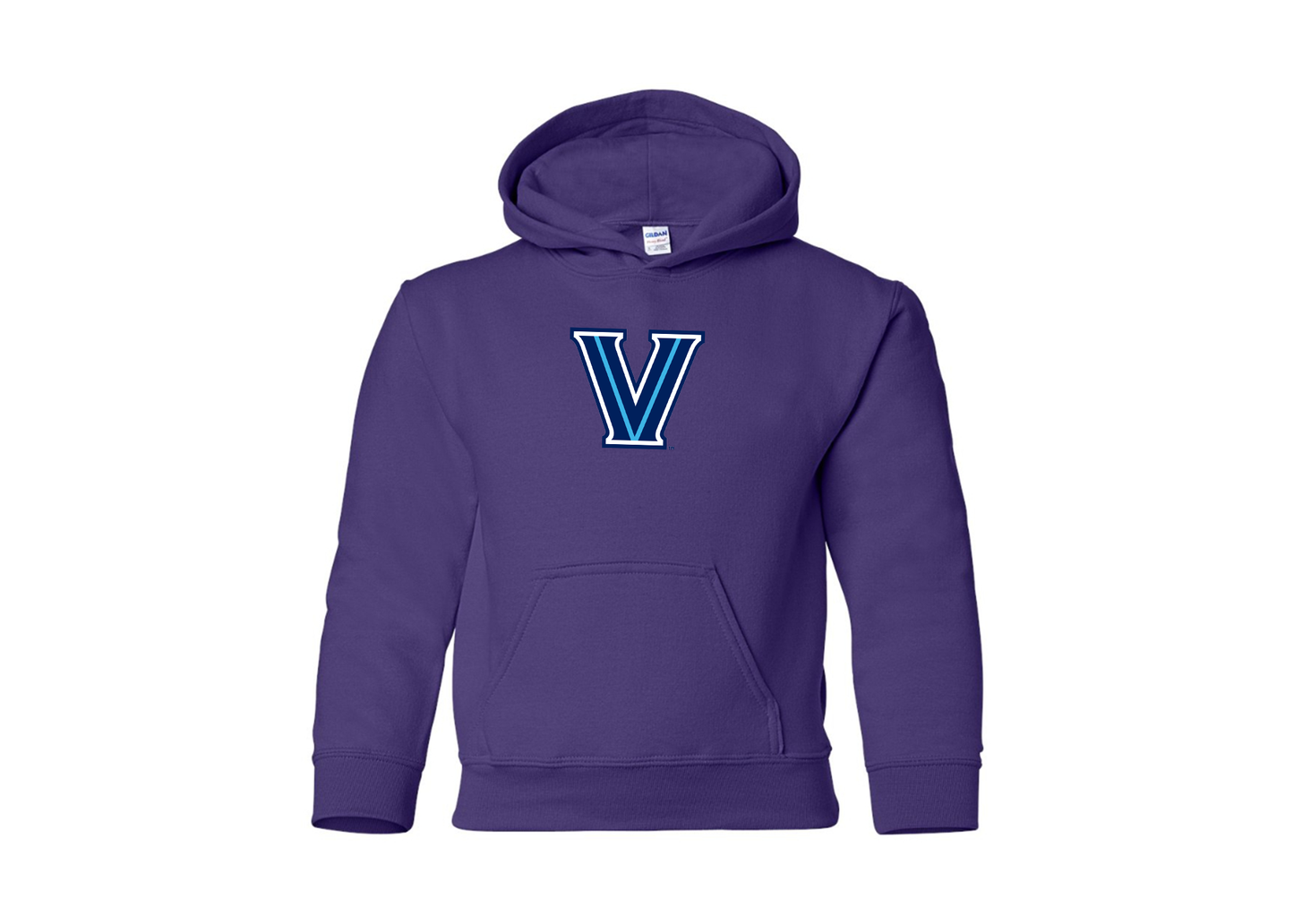 Youth Villanova Wildcats Gildan Heavy Blend  Hooded Sweatshirt