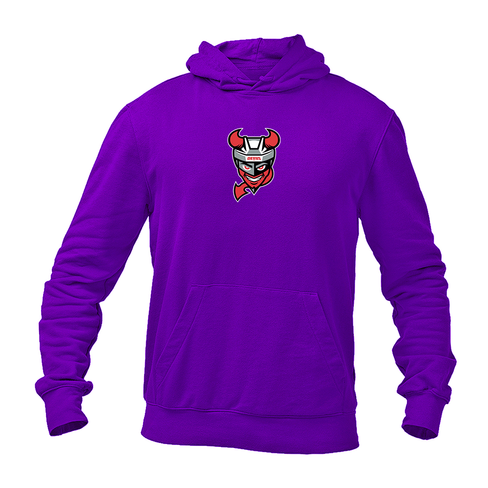 Men's Binghamton Devils Logo Pullover Hoodie