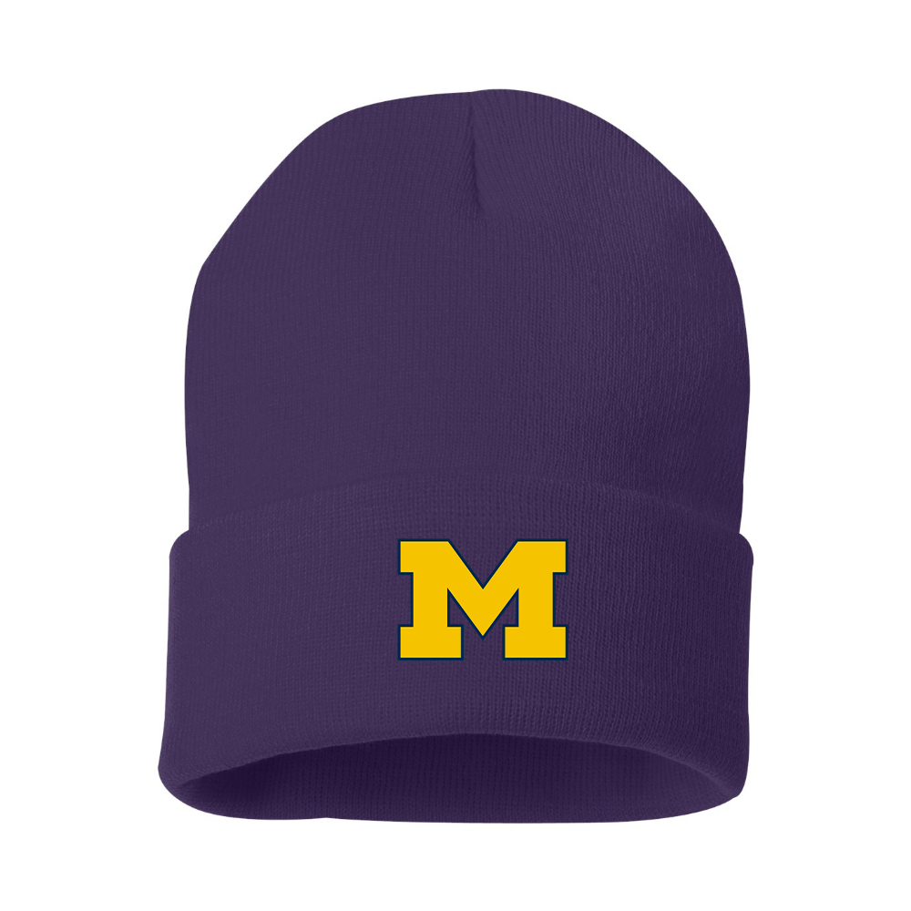 Michigan Wolverines Logo Beanie Hat