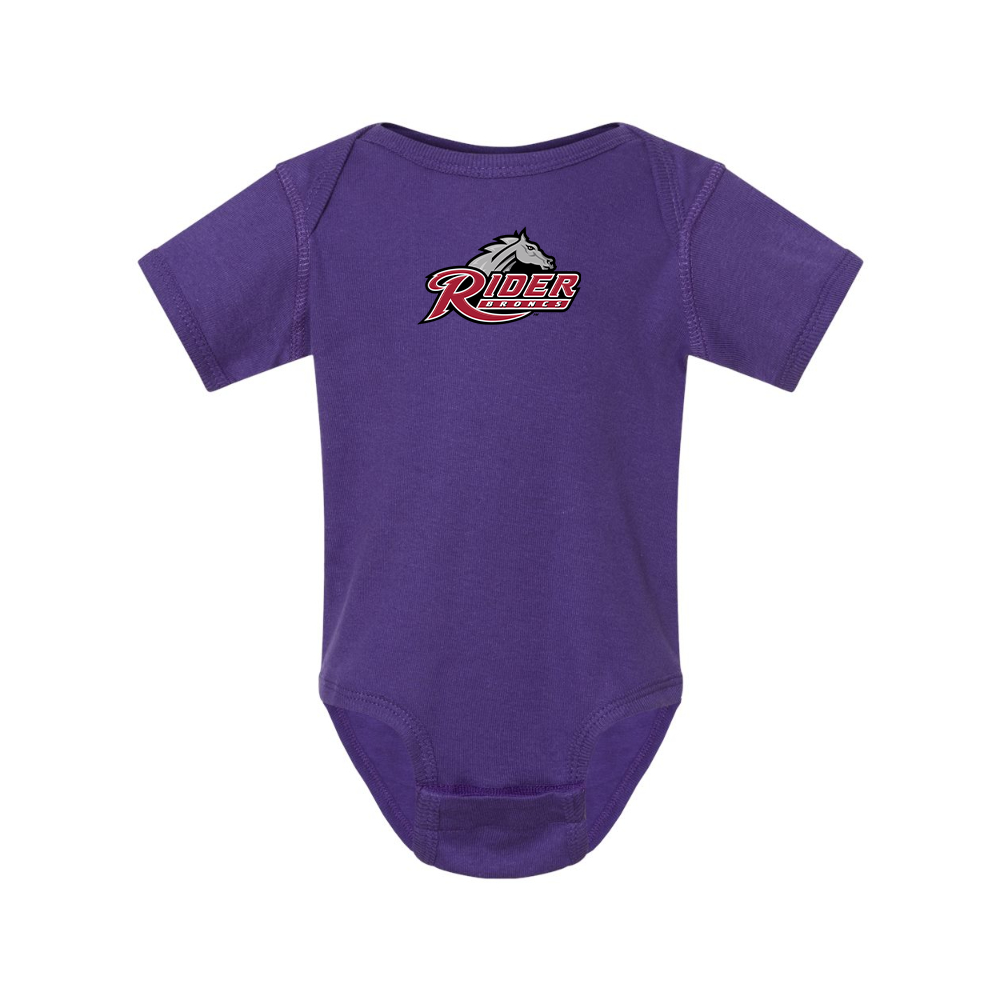 Rider Broncs Logo Rabbit Skins Infant Baby Rib Bodysuit
