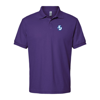 Men's San Diego Toreros Logo Gildan Dry Blend Jersey Polo