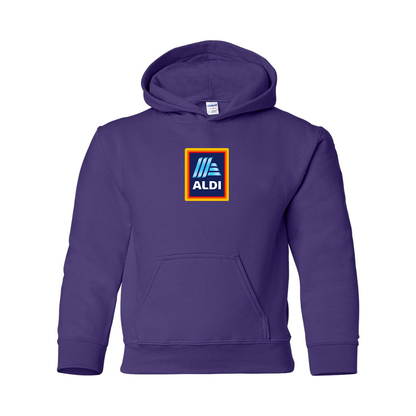 Youth Aldi Logo Gildan Heavy Blend  Hooded Sweatshirt
