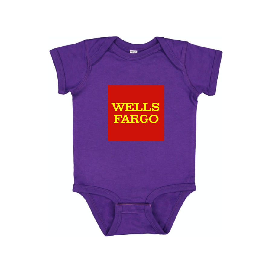 Wells Fargo Logo Baby Romper Onesie
