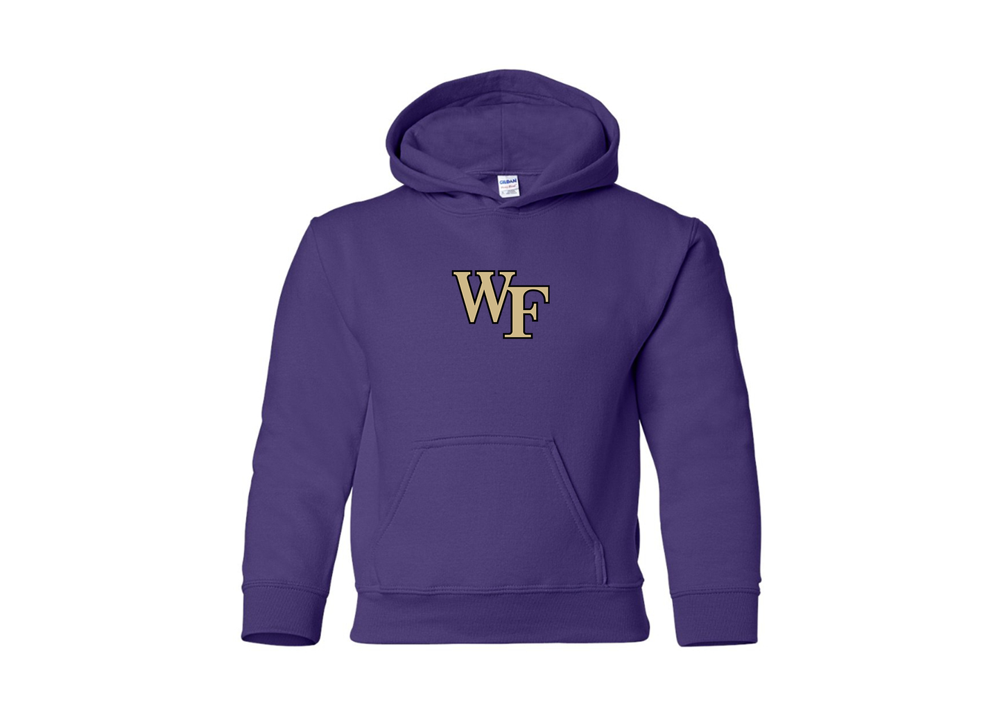 Youth Wake Forest Demon Deacons Gildan Heavy Blend  Hooded Sweatshirt