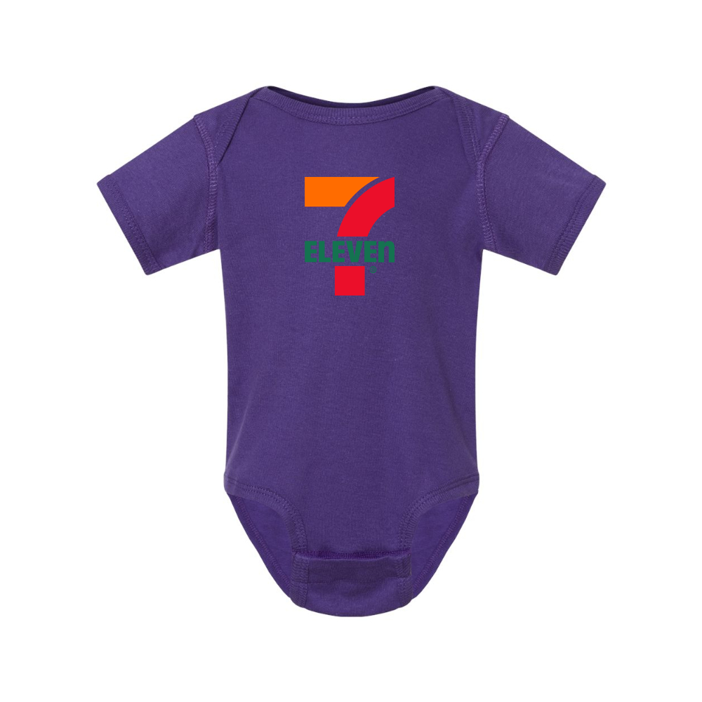 7 Eleven Logo  Rabbit Skins Infant Baby Rib Bodysuit