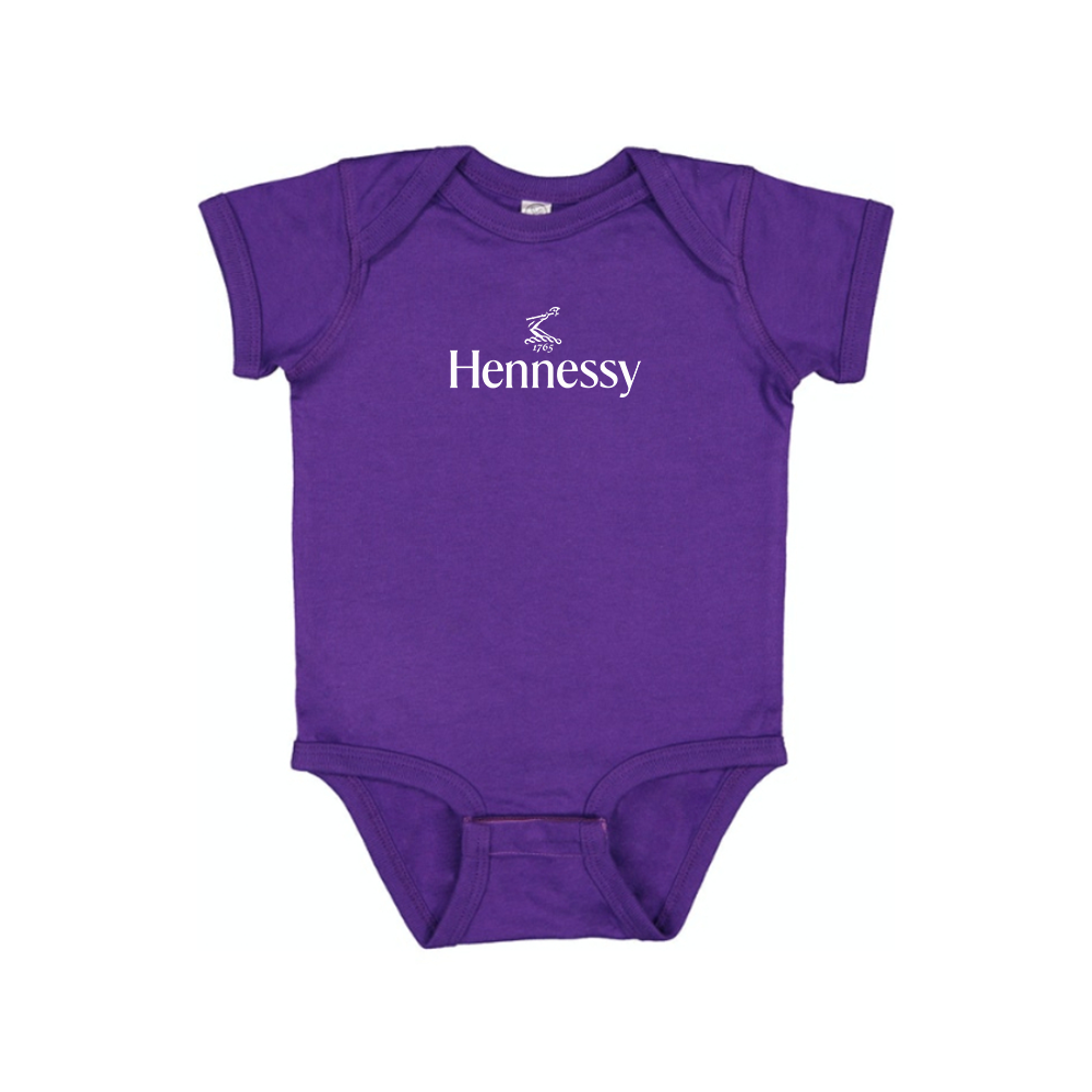 Hennessy Logo Baby Romper Onesie