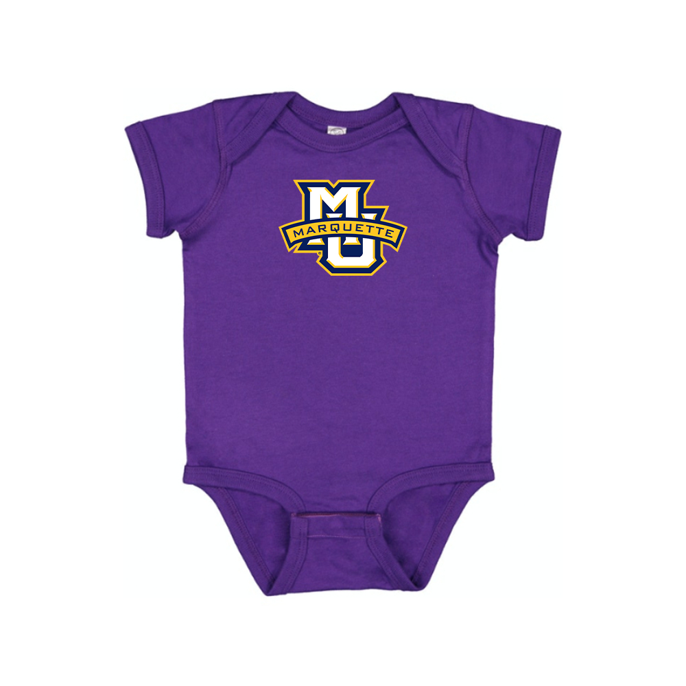 Marquette Golden Eagles Logo Baby Romper Onesie