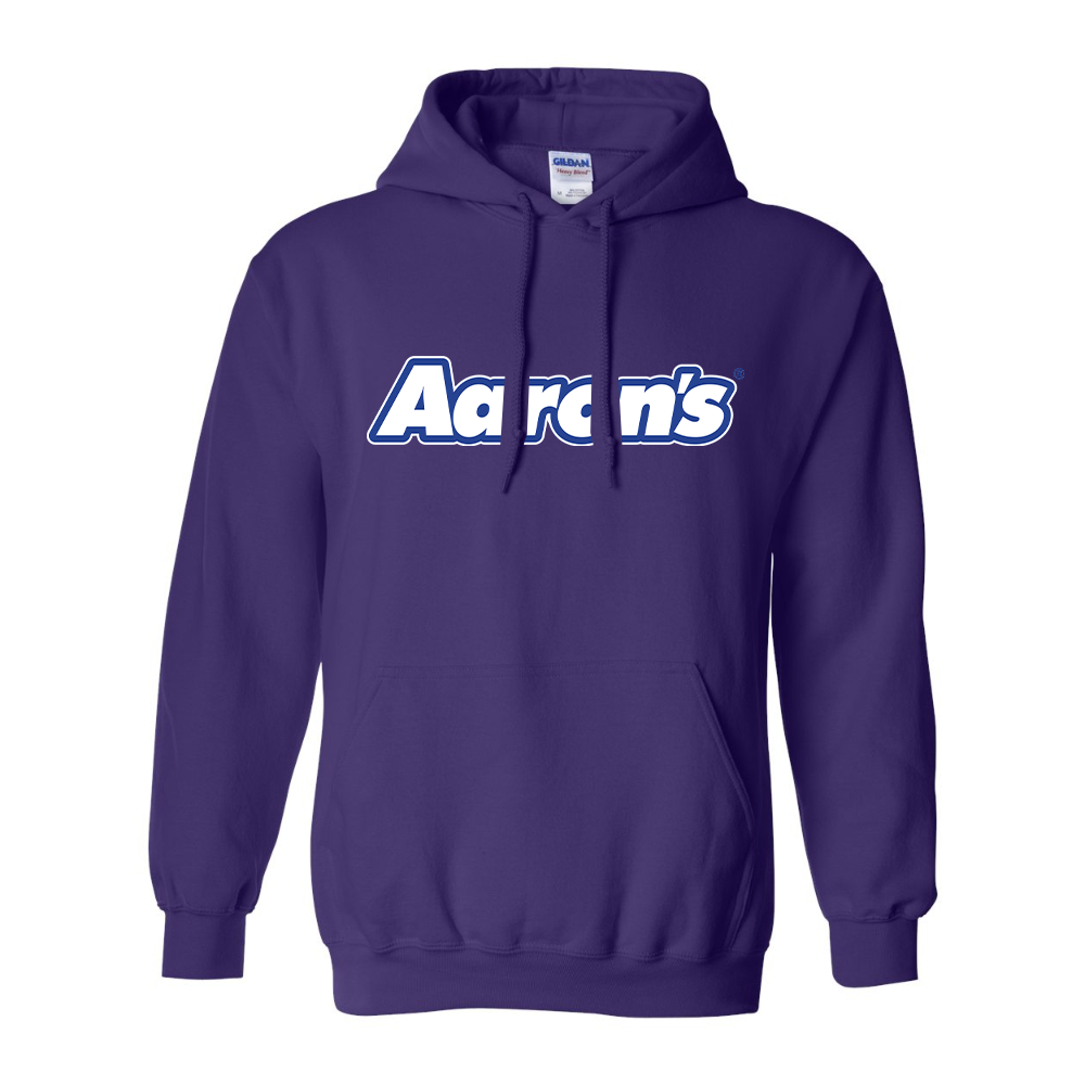 Men's Aaron_s Logo Gildan  Heavy Blend Hooded Sweatshirt