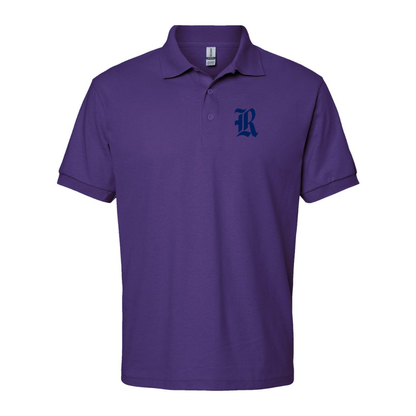 Men's Rice Owls Logo Gildan Dry Blend Jersey Polo