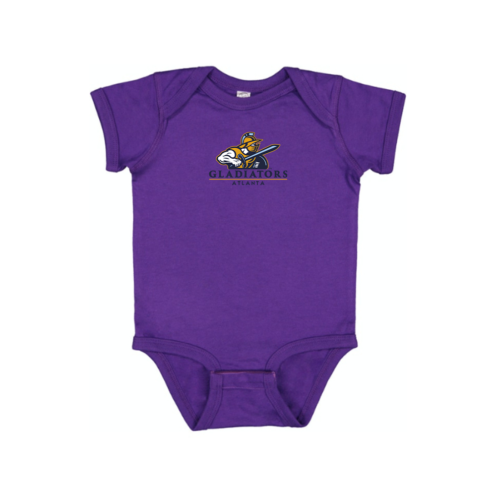 Atlanta Gladiators Logo Baby Romper Onesie