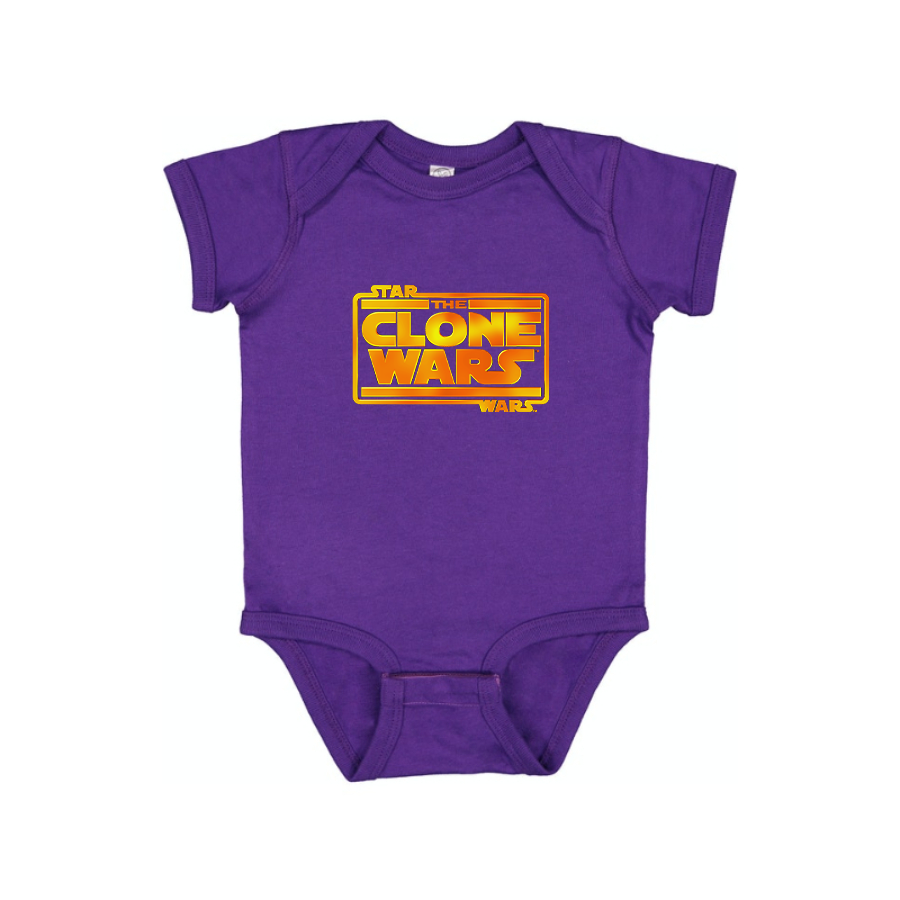 The Clone wars Logo Baby Romper Onesie