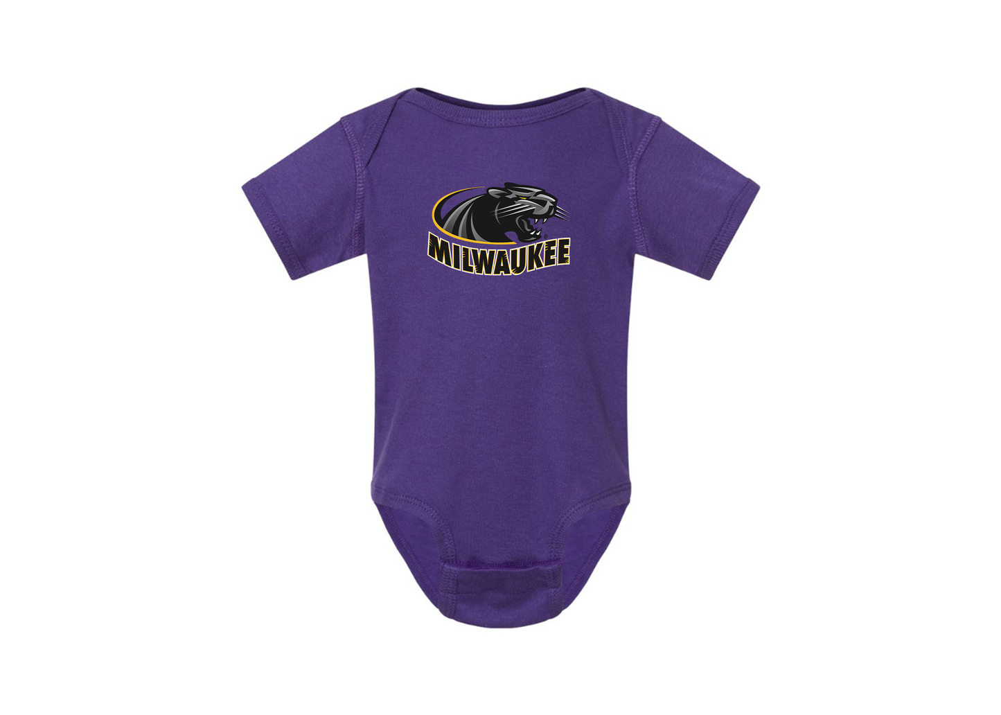 Wisconsin Milwaukee Panthers Rabbit Skins Infant Baby Rib Bodysuit