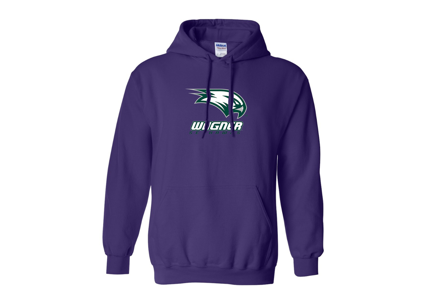 Men's Wagner Seahawks Gildan  Heavy Blend Hooded Sweatshirt