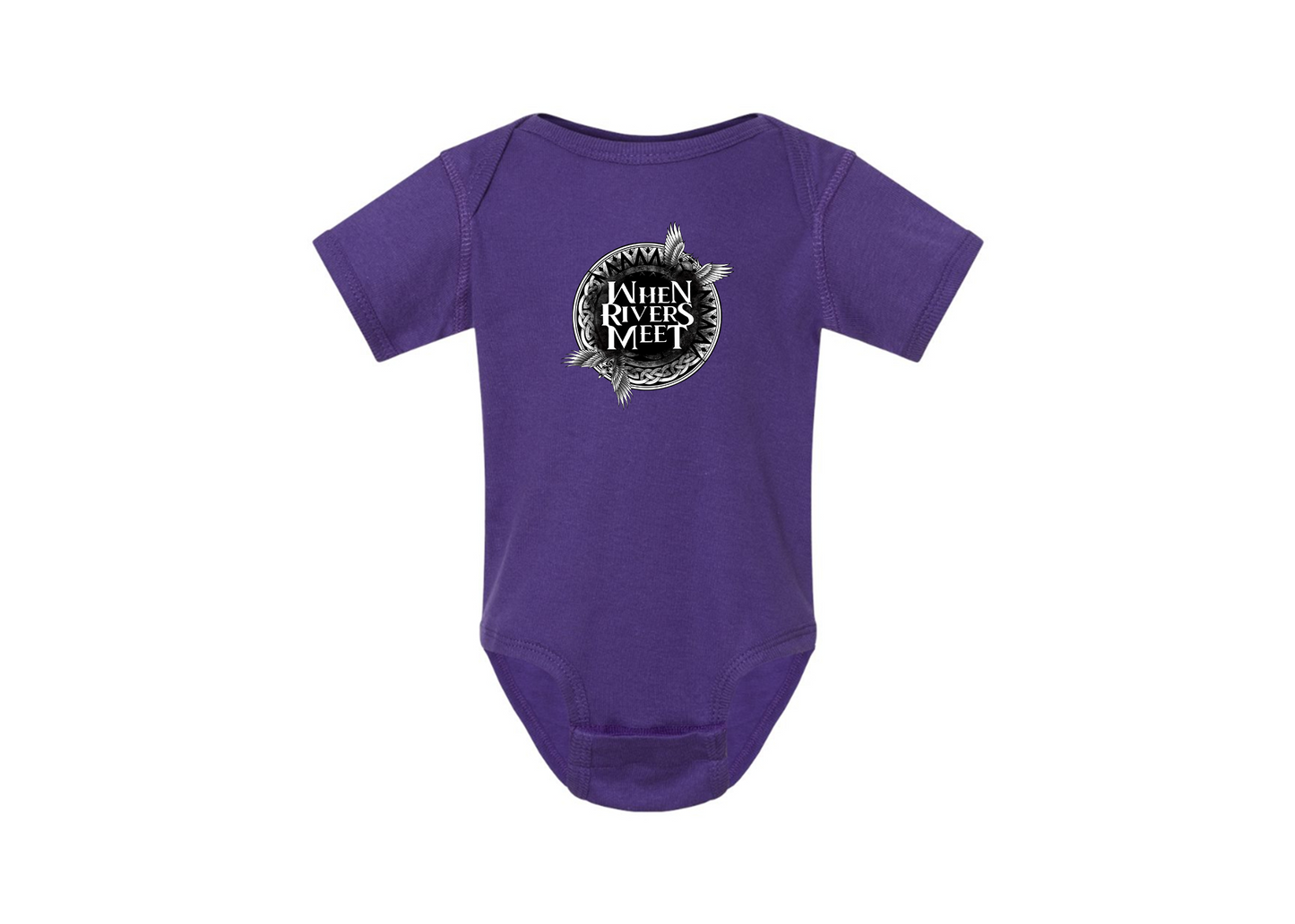 When Rivers Meet Rabbit Skins Infant Baby Rib Bodysuit