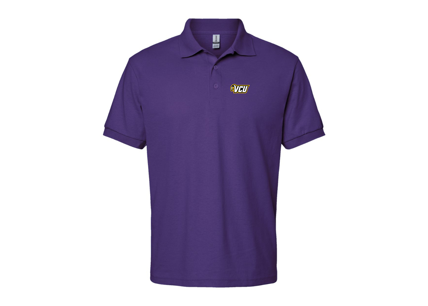 Men's Virginia Commonwealth Rams Gildan Dry Blend Jersey Polo