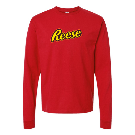 Youth Reese Peanut Butter Logo Cotton Long Sleeve T-Shirt