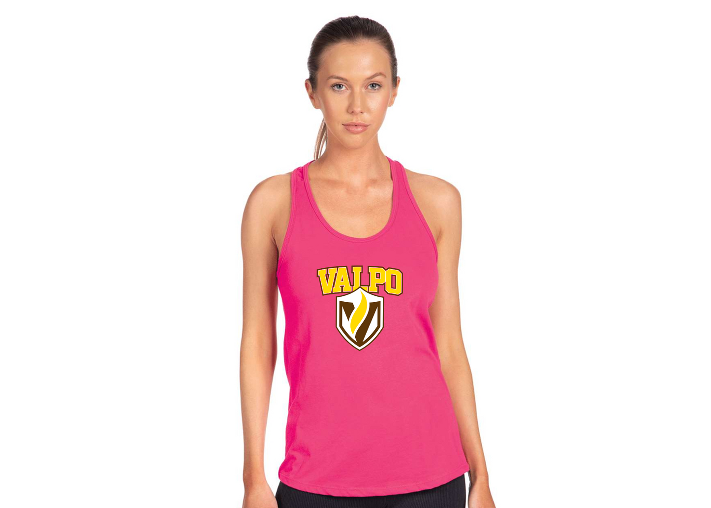 Women's Valparaiso Crusaders Next Level Ideal Racerback Tank
