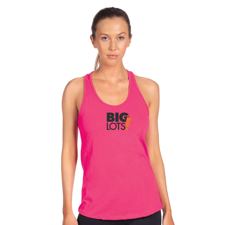 Women's Big Lots Logo Next Level Ideal Racerback Tank