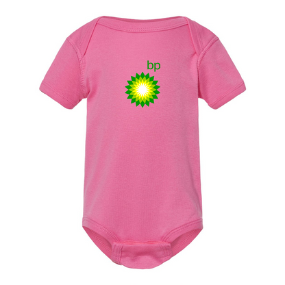 BP Oil Logo Rabbit Skins Infant Baby Rib Bodysuit