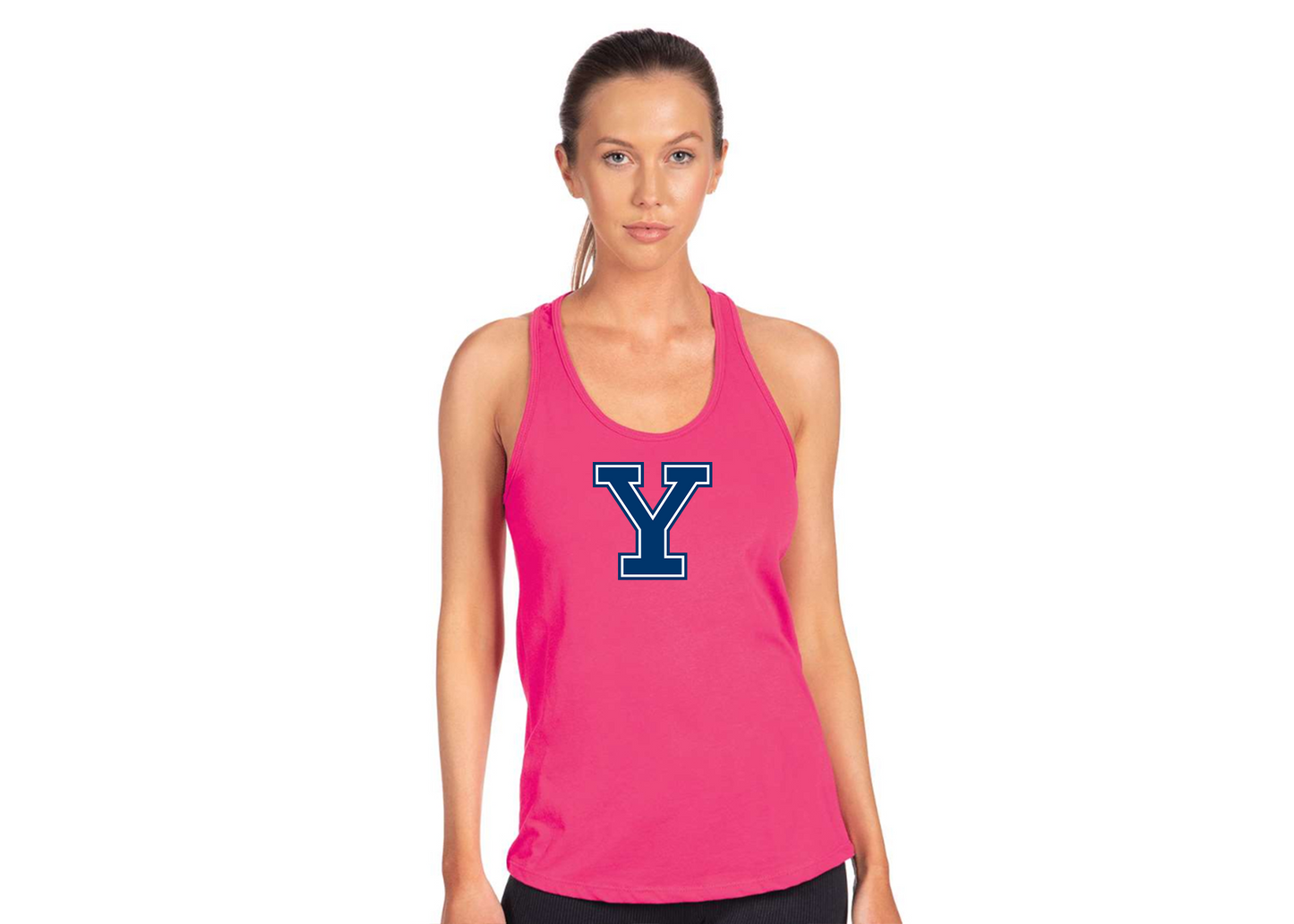 Women's Yale Bulldogs Next Level Ideal Racerback Tank