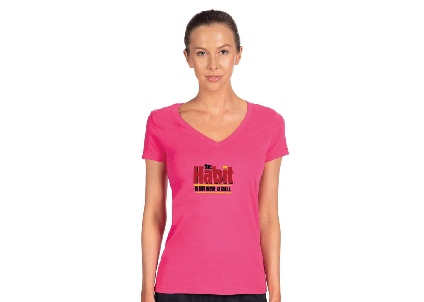 Women's The Habit Burger Grill Next Level V-Neck T-Shirt