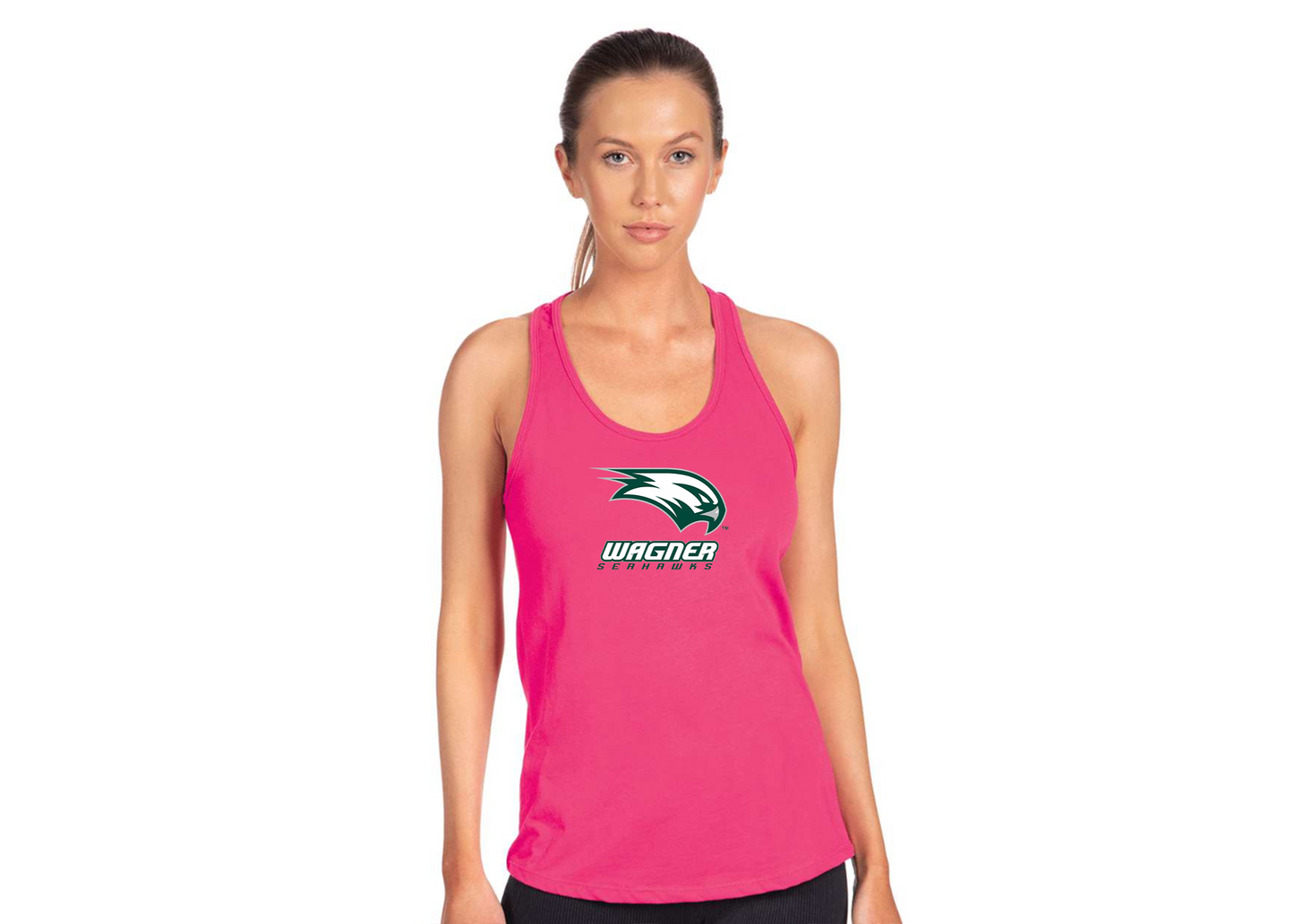 Women's Wagner Seahawks Next Level Ideal Racerback Tank