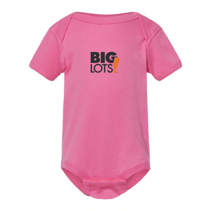 Big Lots Logo Rabbit Skins Infant Baby Rib Bodysuit