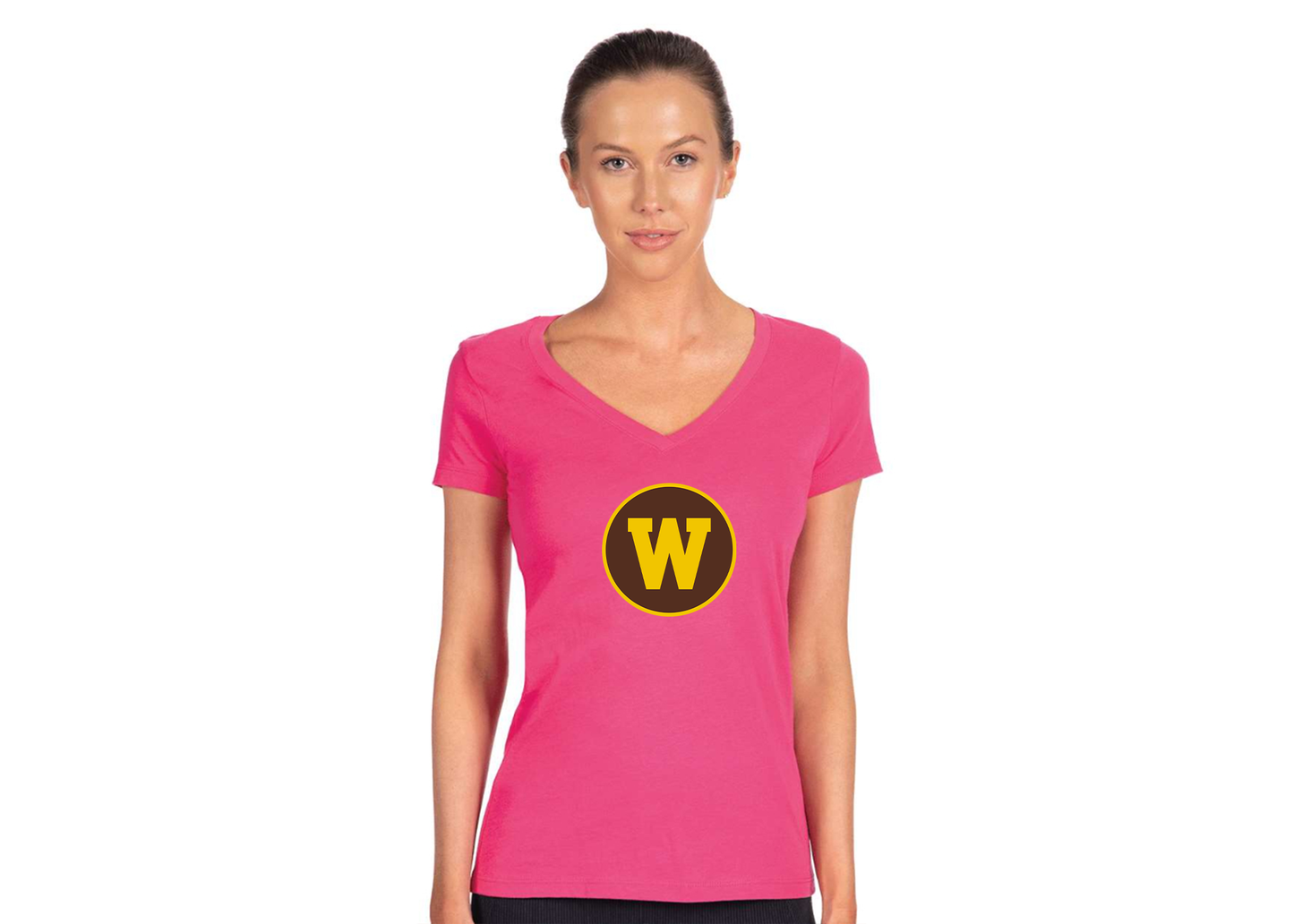 Women's Western Michigan Broncos Next Level V-Neck T-Shirt
