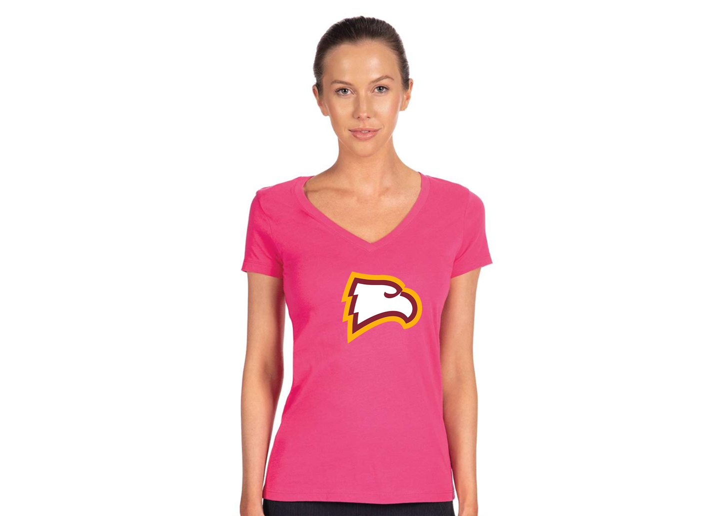 Women's Winthrop Eagles Next Level V-Neck T-Shirt