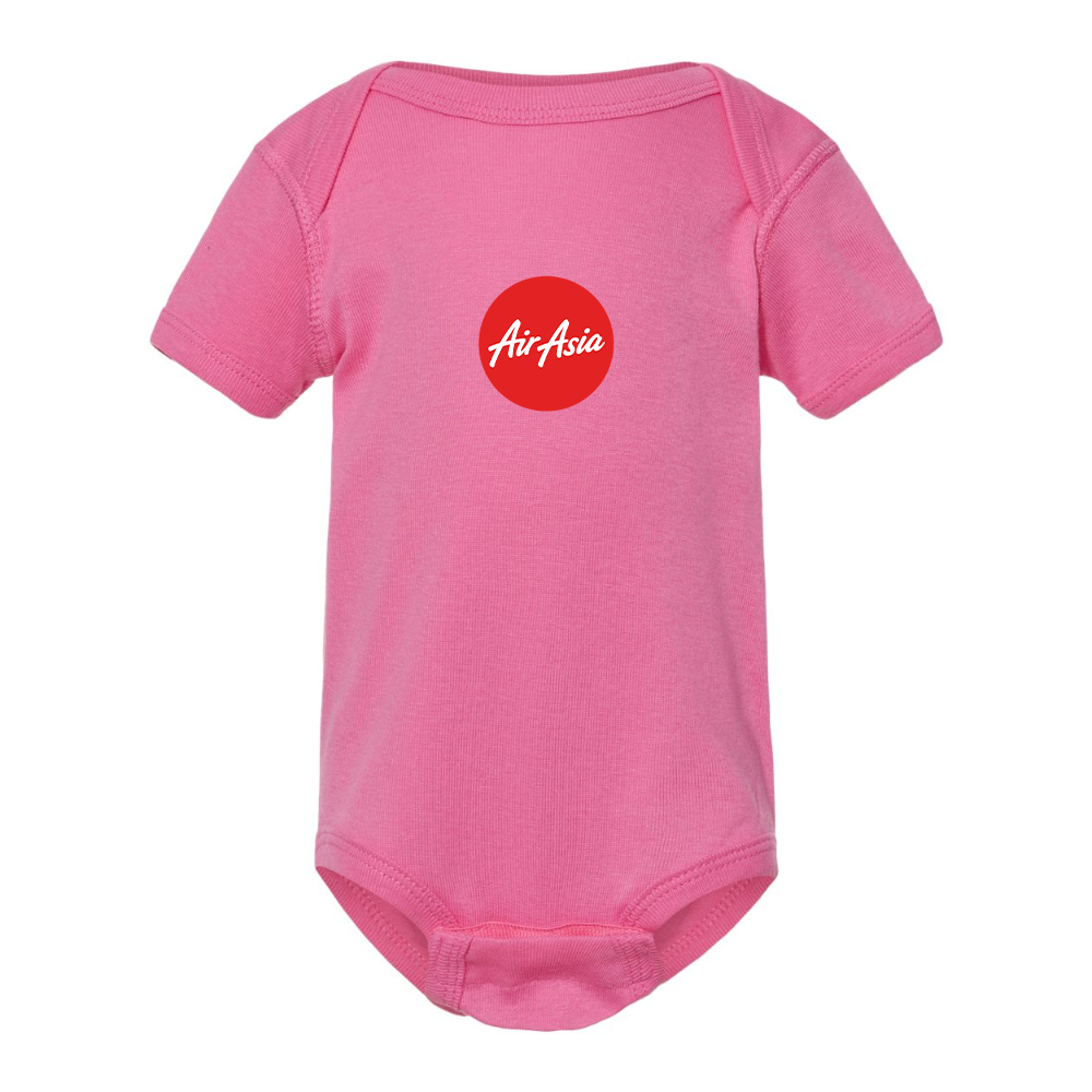 Air Asia Logo  Rabbit Skins Infant Baby Rib Bodysuit