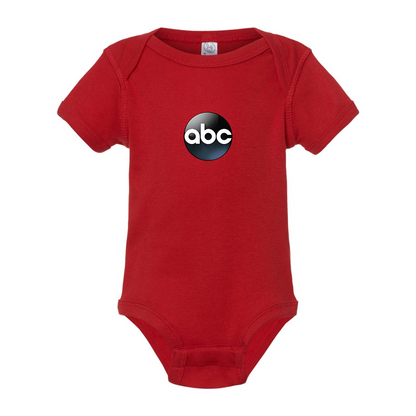Abc Logo  Rabbit Skins Infant Baby Rib Bodysuit