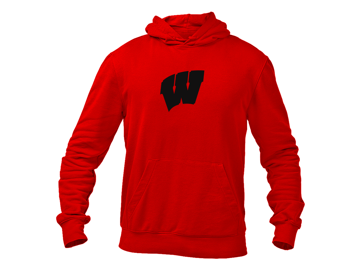 Men's Wisconsin Badgers Softstyle Midweight Hooded Sweatshirt
