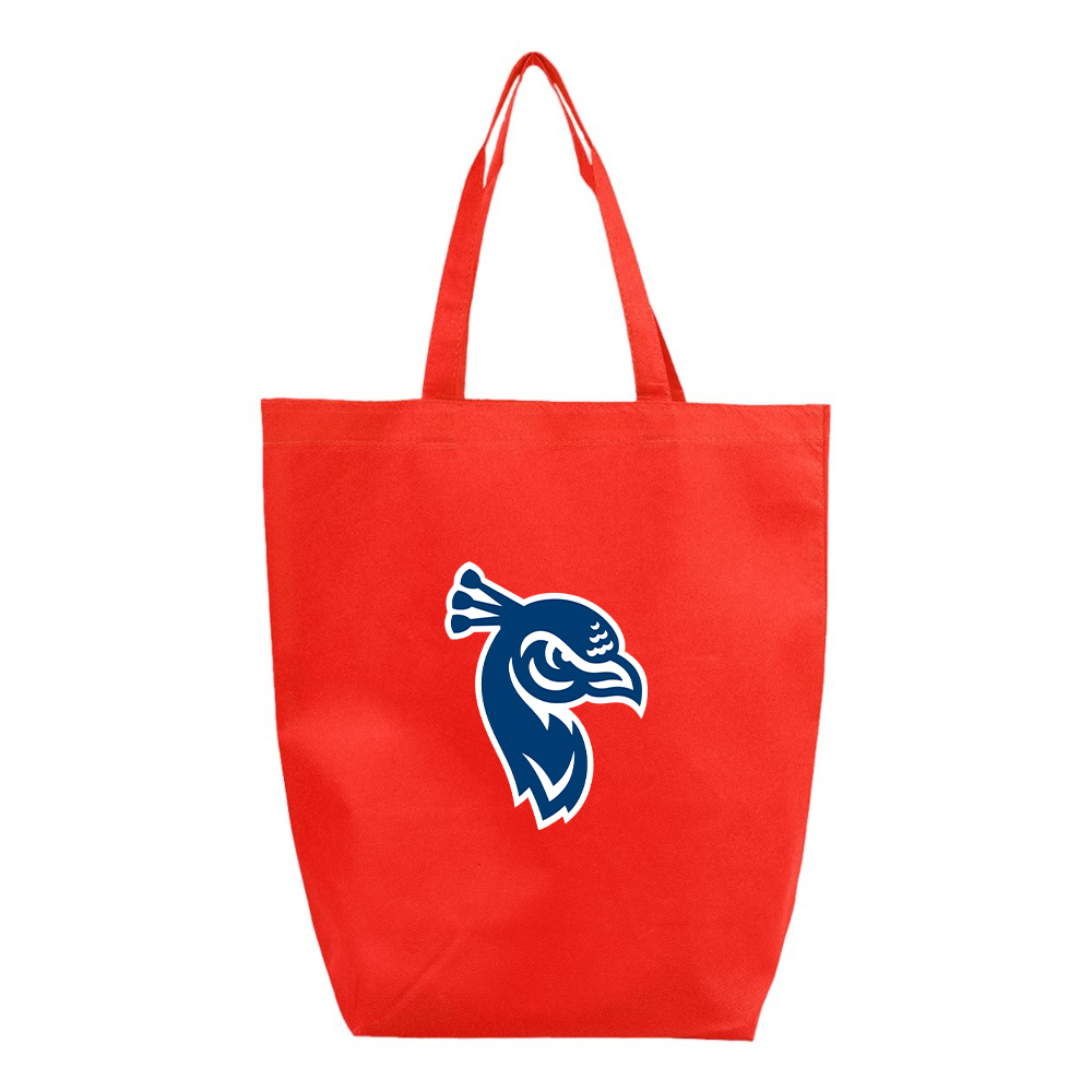 Saint Peters Peacocks Logo Q-Tees Non-Woven Gusset Bottom Tote